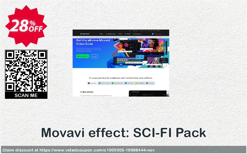 Movavi effect: SCI-FI Pack Coupon, discount SCI-FI Pack big deals code 2024. Promotion: big deals code of SCI-FI Pack 2024