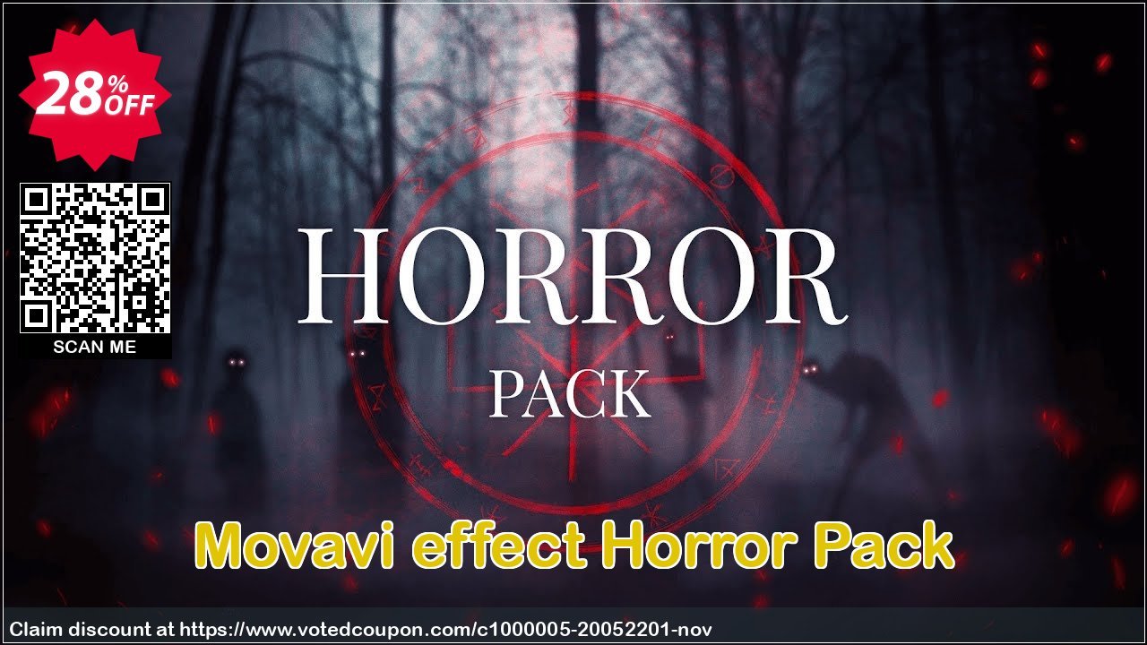 Movavi effect Horror Pack Coupon, discount Horror Pack amazing discounts code 2024. Promotion: amazing discounts code of Horror Pack 2024