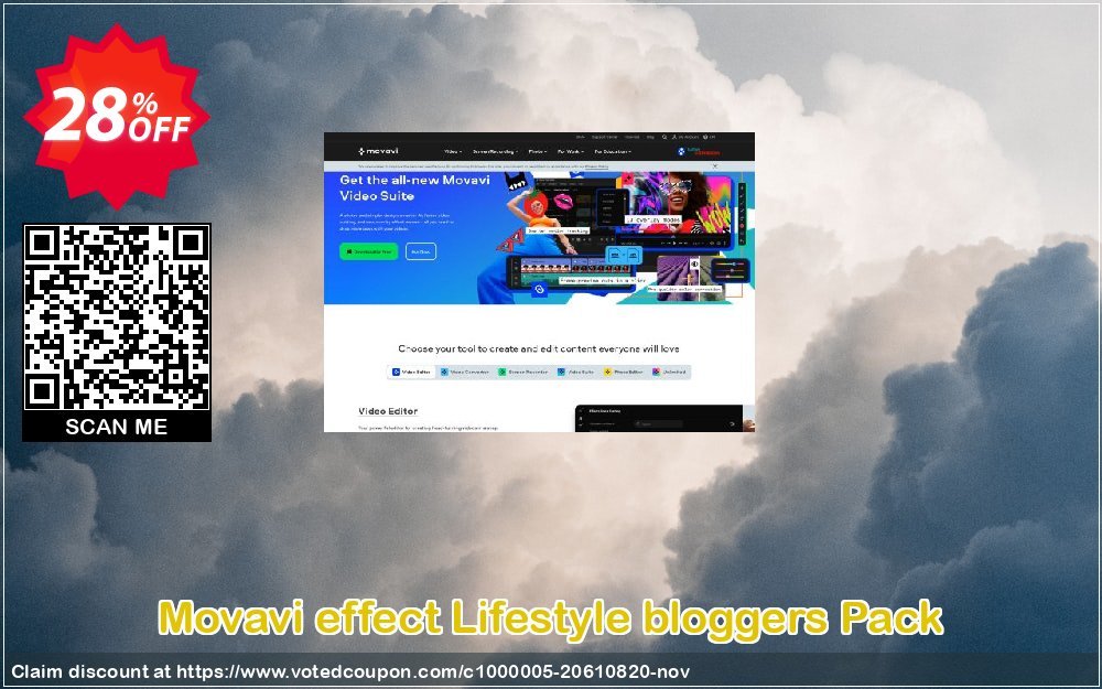 Movavi effect Lifestyle bloggers Pack