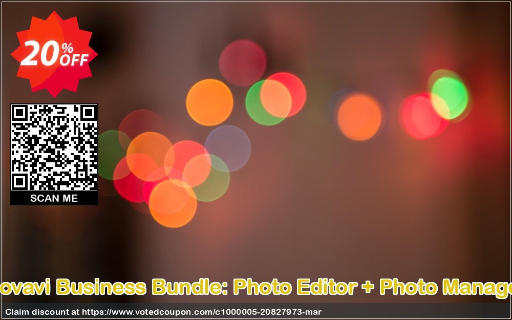 Movavi Business Bundle: Photo Editor + Photo Manager Coupon, discount Business Bundle: Photo Editor + Photo Manager Staggering promotions code 2024. Promotion: Staggering promotions code of Business Bundle: Photo Editor + Photo Manager 2024