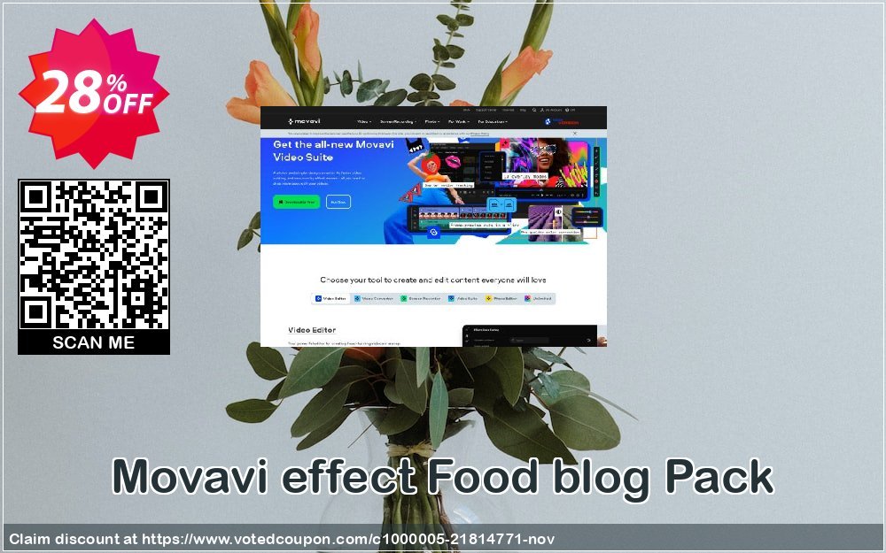 Movavi effect Food blog Pack Coupon Code Mar 2024, 28% OFF - VotedCoupon