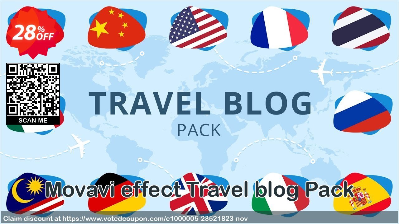Movavi effect Travel blog Pack Coupon, discount Travel blog Pack				 imposing sales code 2024. Promotion: imposing sales code of Travel blog Pack				 2024