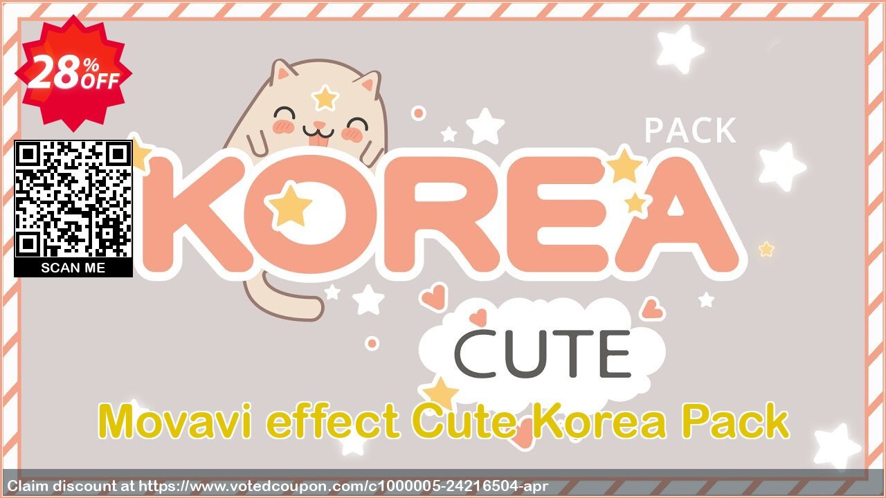 Movavi effect Cute Korea Pack Coupon, discount Cute Korea Pack Hottest promo code 2024. Promotion: Hottest promo code of Cute Korea Pack 2024