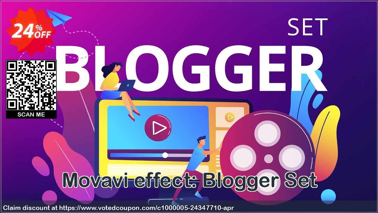 Movavi effect: Blogger Set Coupon, discount Blogger Set Excellent offer code 2024. Promotion: Excellent offer code of Blogger Set 2024