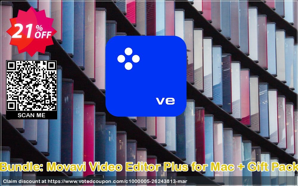 Bundle: Movavi Video Editor Plus for MAC + Gift Pack Coupon, discount Bundle: Video Editor Plus for Mac + Gift Pack Super deals code 2024. Promotion: Super deals code of Bundle: Video Editor Plus for Mac + Gift Pack 2024