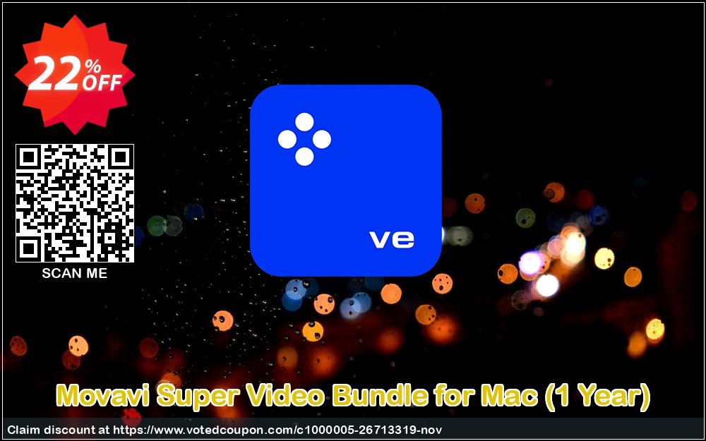 Movavi Super Video Bundle for MAC, Yearly  Coupon Code Jun 2024, 22% OFF - VotedCoupon