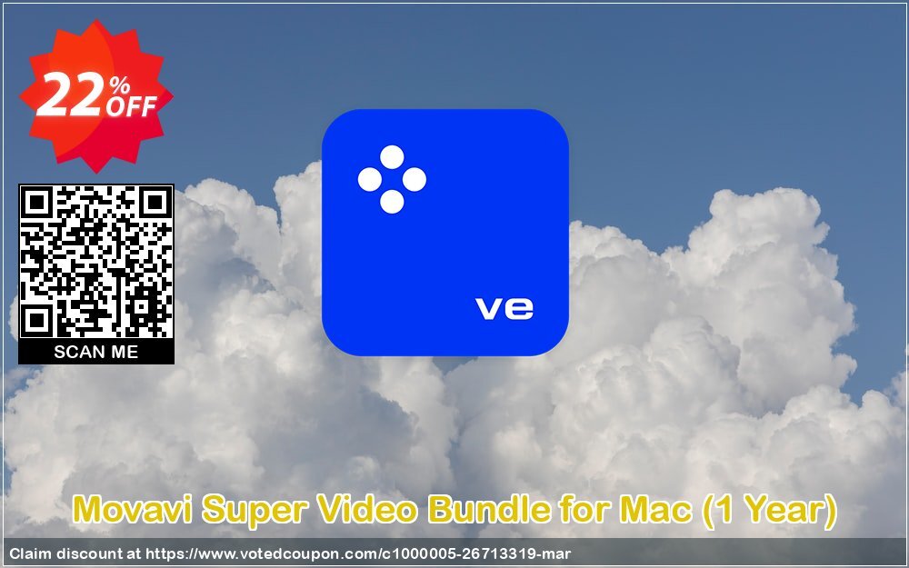 Movavi Super Video Bundle for MAC, Yearly  Coupon Code Jun 2024, 22% OFF - VotedCoupon