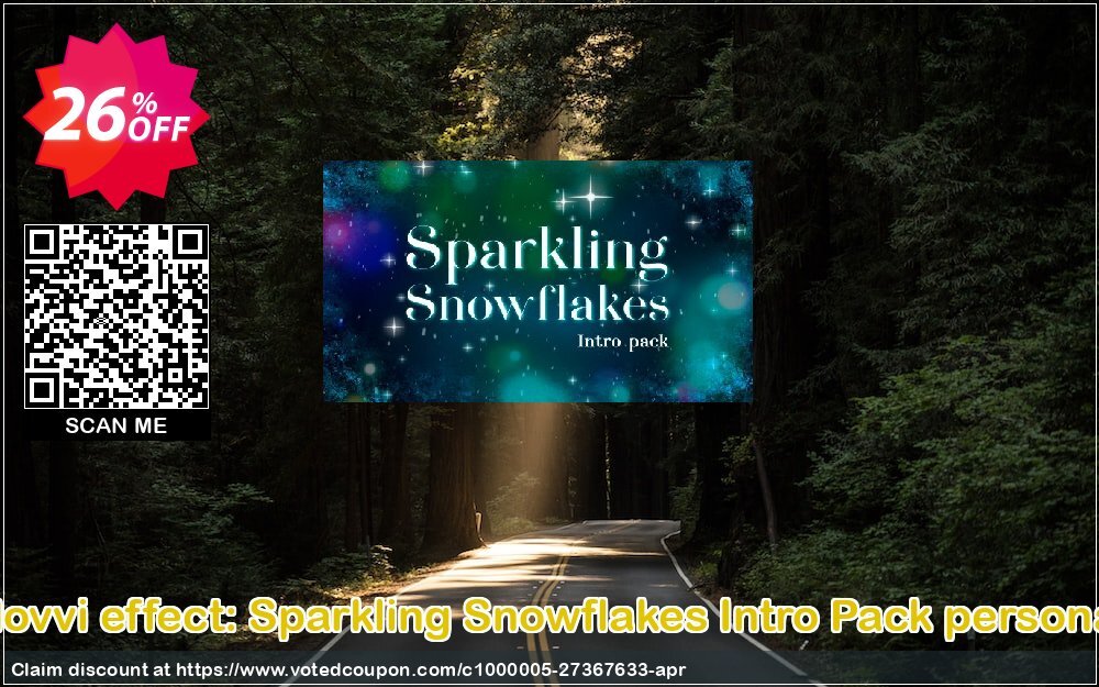 Movvi effect: Sparkling Snowflakes Intro Pack personal Coupon Code Apr 2024, 26% OFF - VotedCoupon