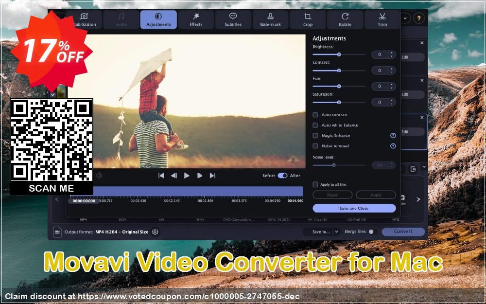 Movavi Video Converter for MAC Coupon, discount 15% OFF Movavi Video Converter for Mac, verified. Promotion: Excellent promo code of Movavi Video Converter for Mac, tested & approved