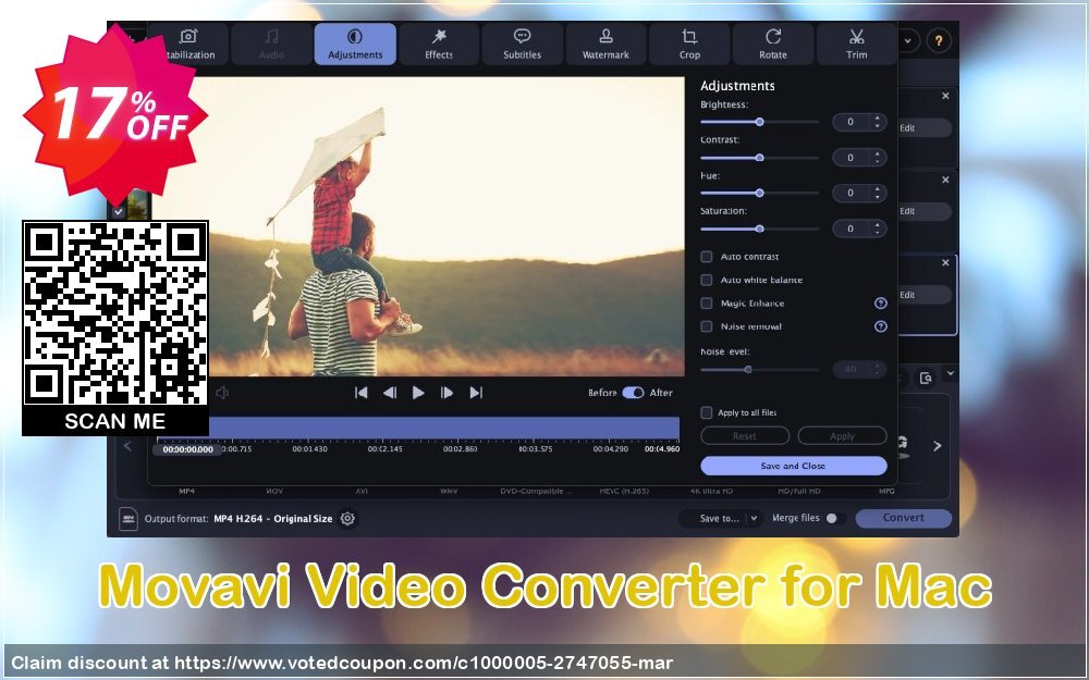 Movavi Video Converter for MAC Coupon Code Apr 2024, 17% OFF - VotedCoupon