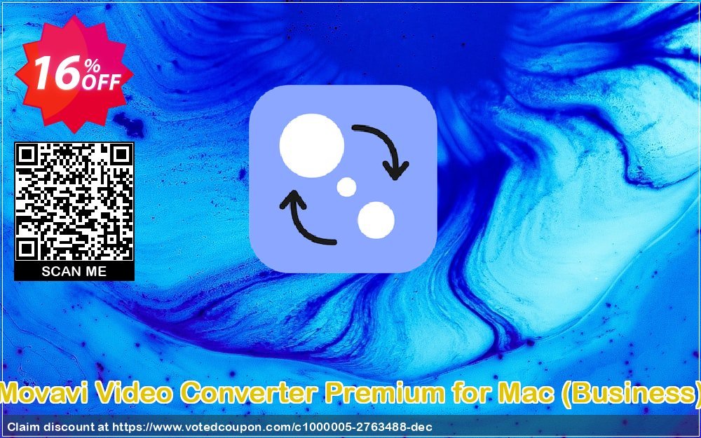 Movavi Video Converter Premium for MAC, Business  Coupon, discount 20% Affiliate Discount. Promotion: big offer code of Movavi Video Converter for Mac – Business 2023