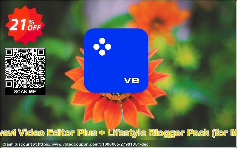 Movavi Video Editor Plus + Lifestyle Blogger Pack, for MAC  Coupon Code May 2024, 21% OFF - VotedCoupon