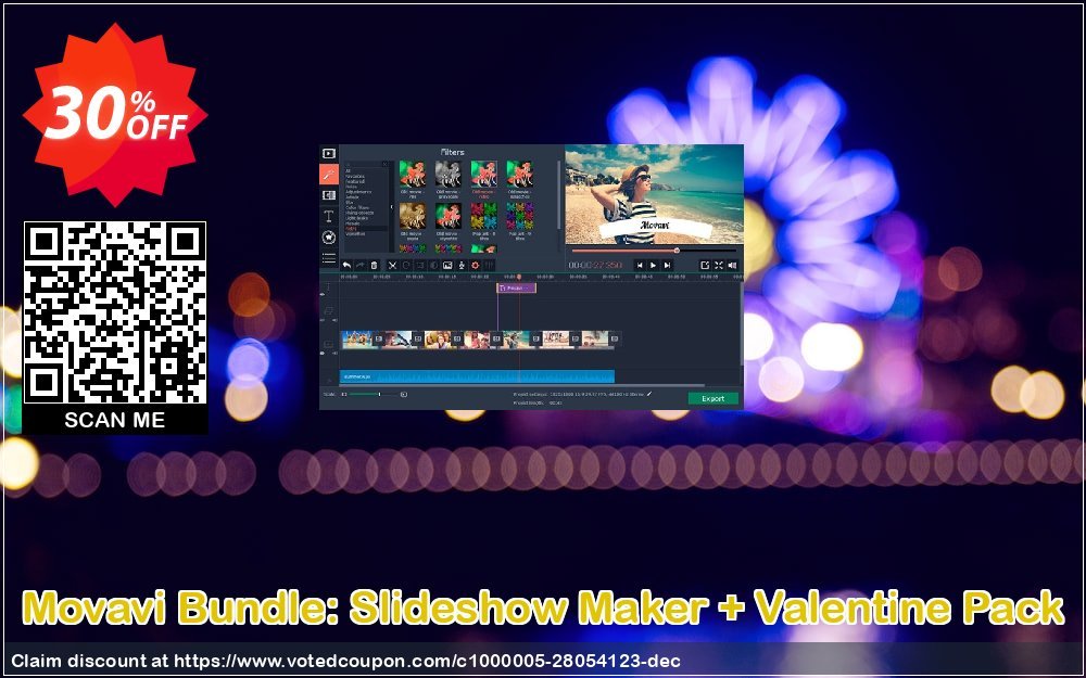 Movavi Bundle: Slideshow Maker + Valentine Pack Coupon Code May 2024, 30% OFF - VotedCoupon