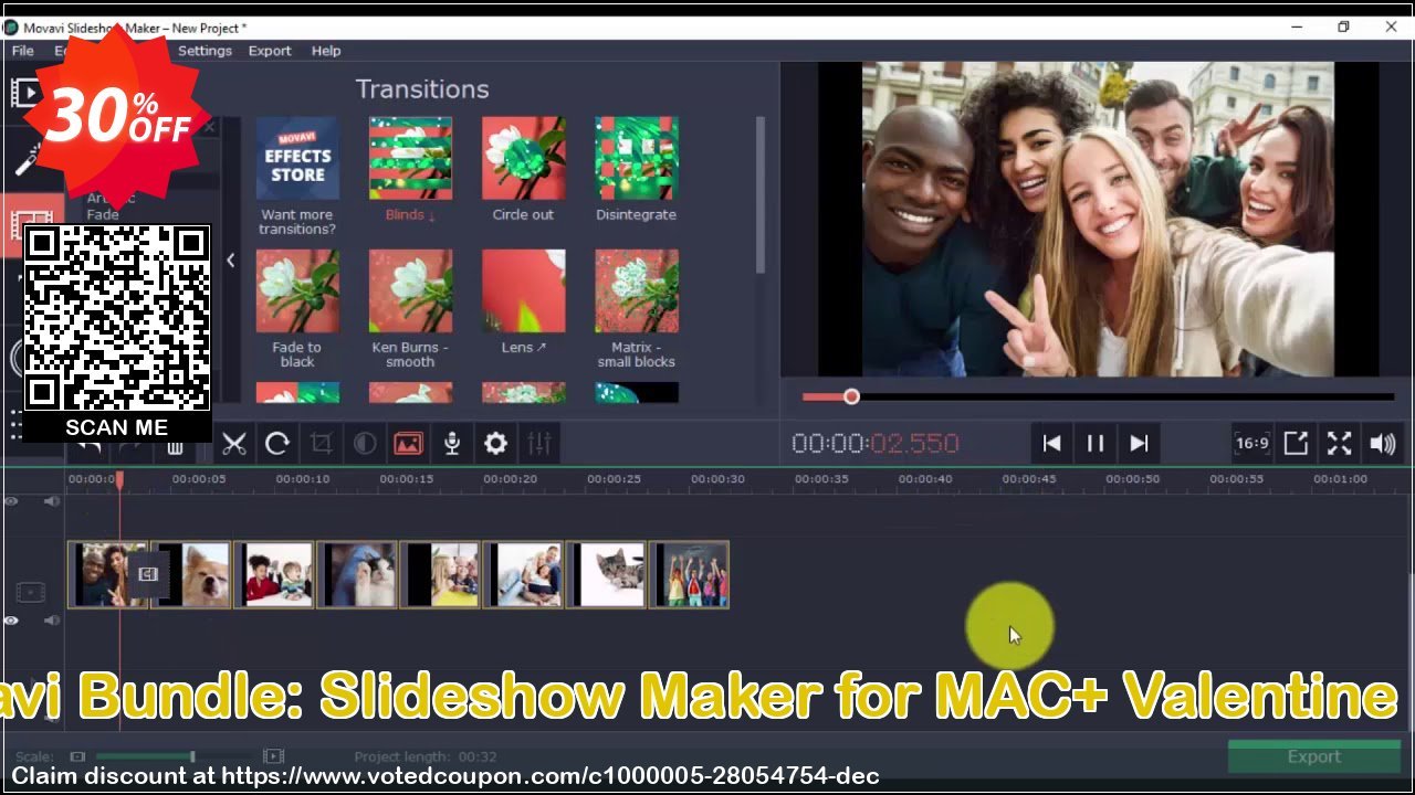 Movavi Bundle: Slideshow Maker for MAC+ Valentine Pack Coupon, discount 30% OFF Movavi Slideshow Maker for MAC+ Valentine Pack, verified. Promotion: Excellent promo code of Movavi Slideshow Maker for MAC+ Valentine Pack, tested & approved