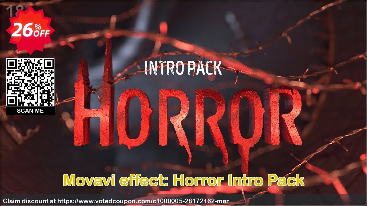 Movavi effect: Horror Intro Pack Coupon Code Apr 2024, 26% OFF - VotedCoupon