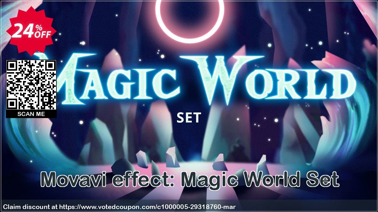 Movavi effect: Magic World Set Coupon, discount Magic World Set Special discounts code 2024. Promotion: Special discounts code of Magic World Set 2024