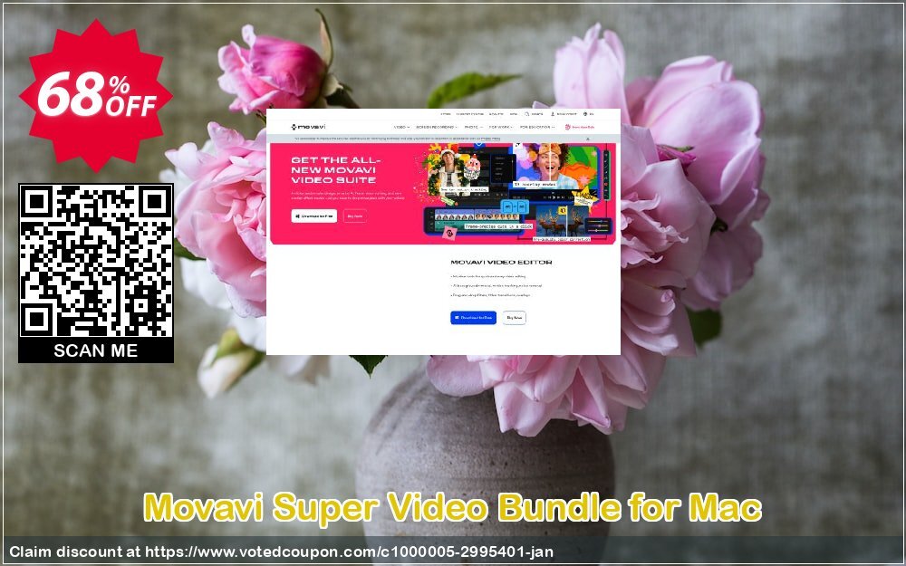 Movavi Super Video Bundle for MAC Coupon Code Sep 2023, 68% OFF - VotedCoupon