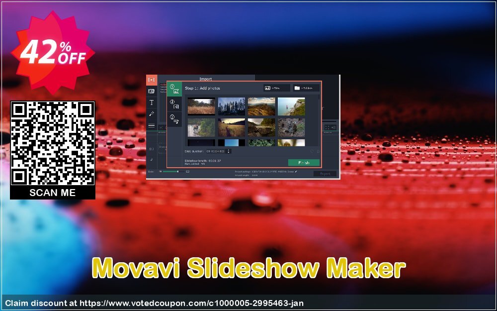 Movavi Slideshow Maker Coupon, discount 15% Affiliate Discount. Promotion: amazing promo code of Movavi Slideshow Maker – Personal 2024