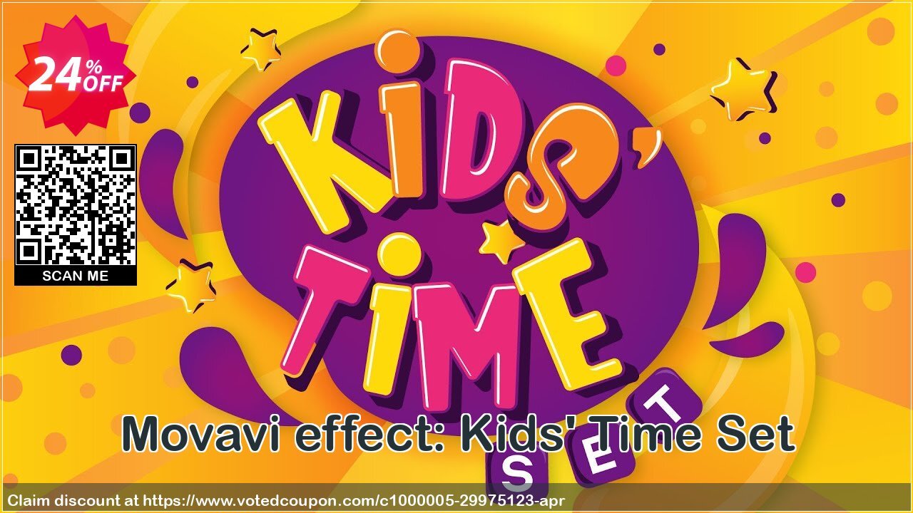 Movavi effect: Kids' Time Set Coupon, discount Kids' Time Set Awful promo code 2024. Promotion: Awful promo code of Kids' Time Set 2024