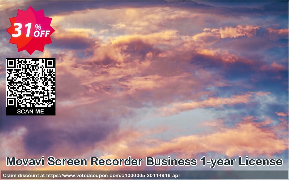 Movavi Screen Recorder Business 1-year Plan Coupon Code Apr 2024, 31% OFF - VotedCoupon