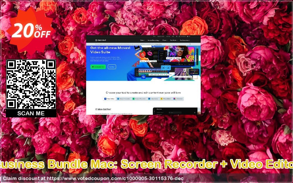 Business Bundle MAC: Screen Recorder + Video Editor voted-on promotion codes