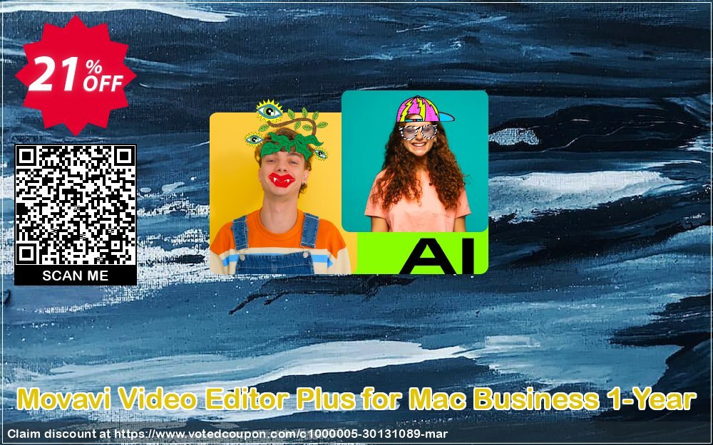 Movavi Video Editor Plus for MAC Business 1-Year Coupon, discount 20% OFF Movavi Video Editor Plus for Mac Business 1-Year, verified. Promotion: Excellent promo code of Movavi Video Editor Plus for Mac Business 1-Year, tested & approved