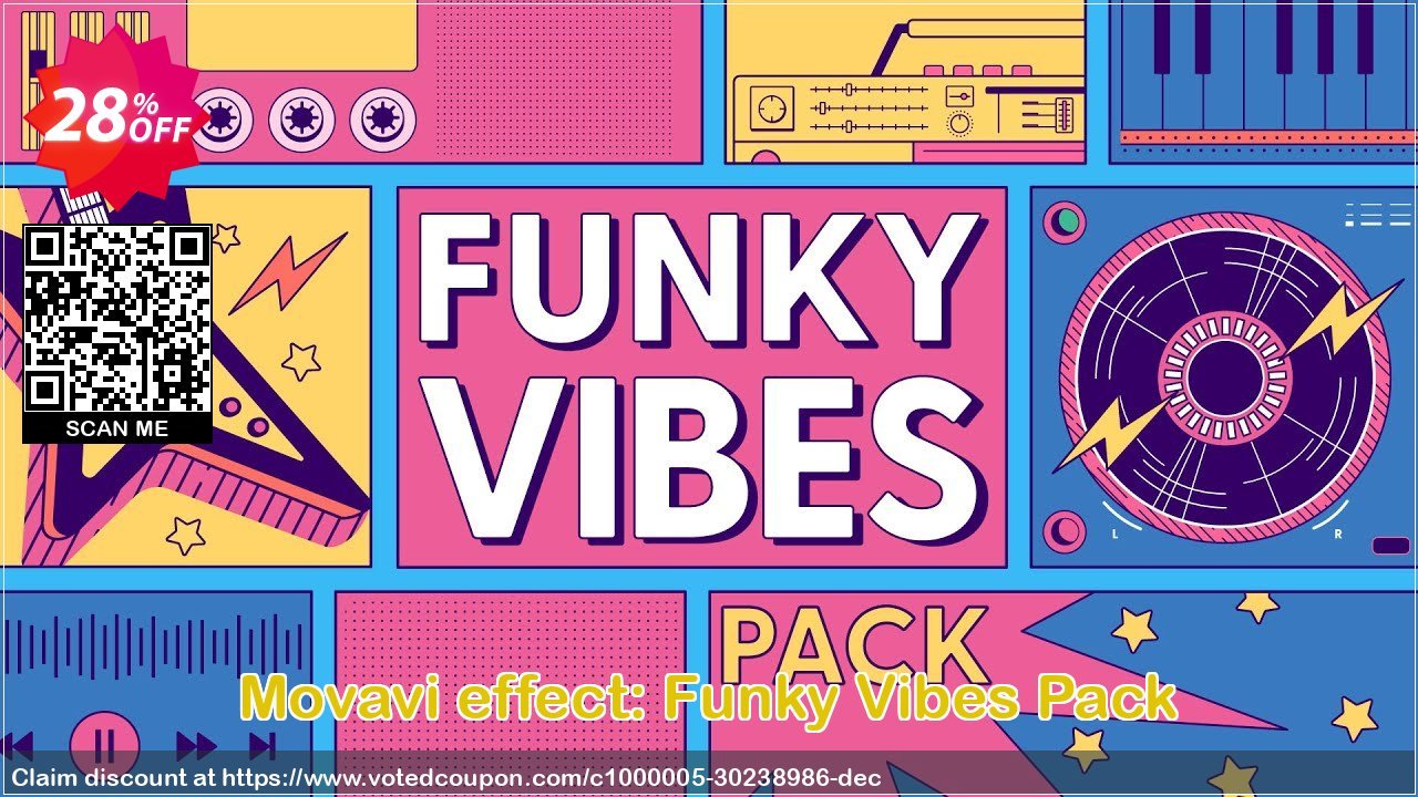 Movavi effect: Funky Vibes Pack