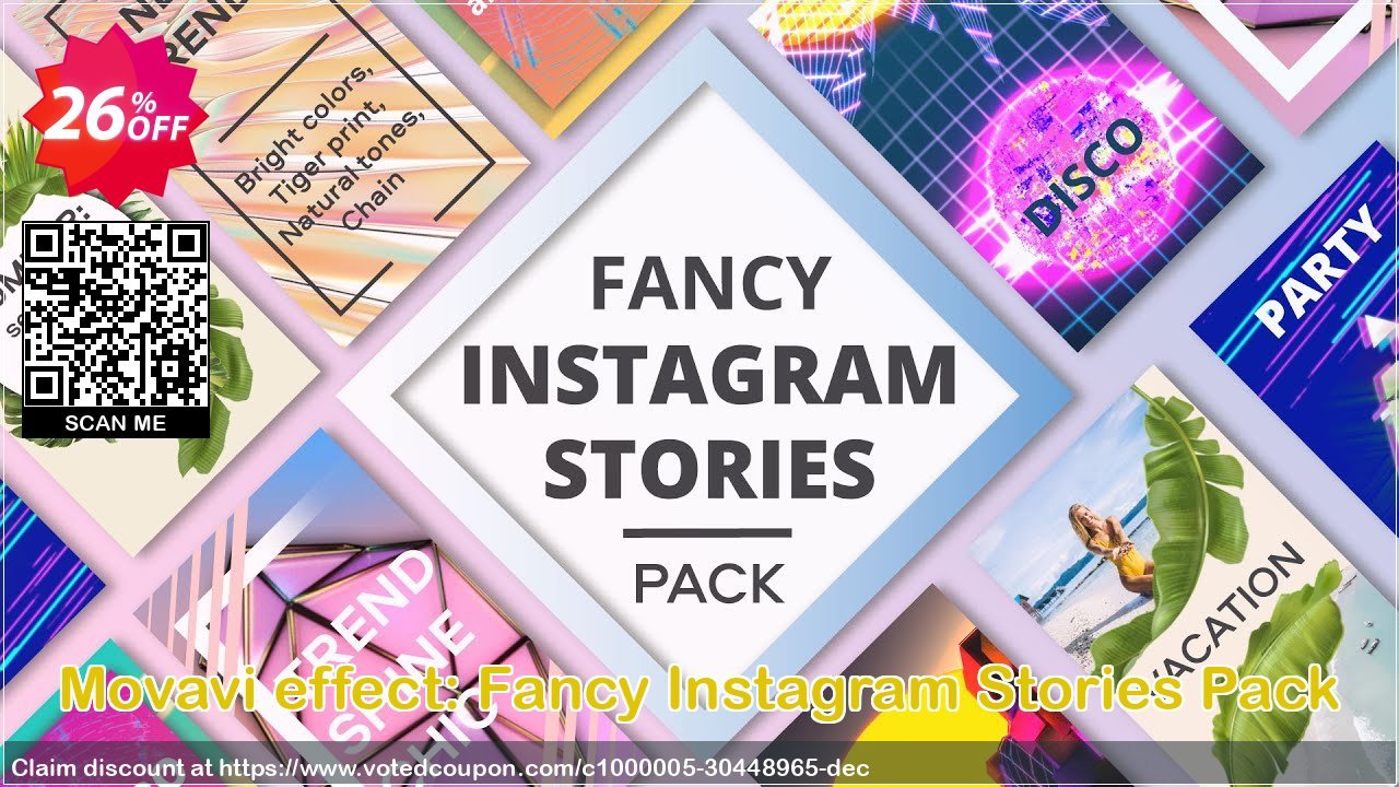 Movavi effect: Fancy Instagram Stories Pack Coupon Code Apr 2024, 26% OFF - VotedCoupon