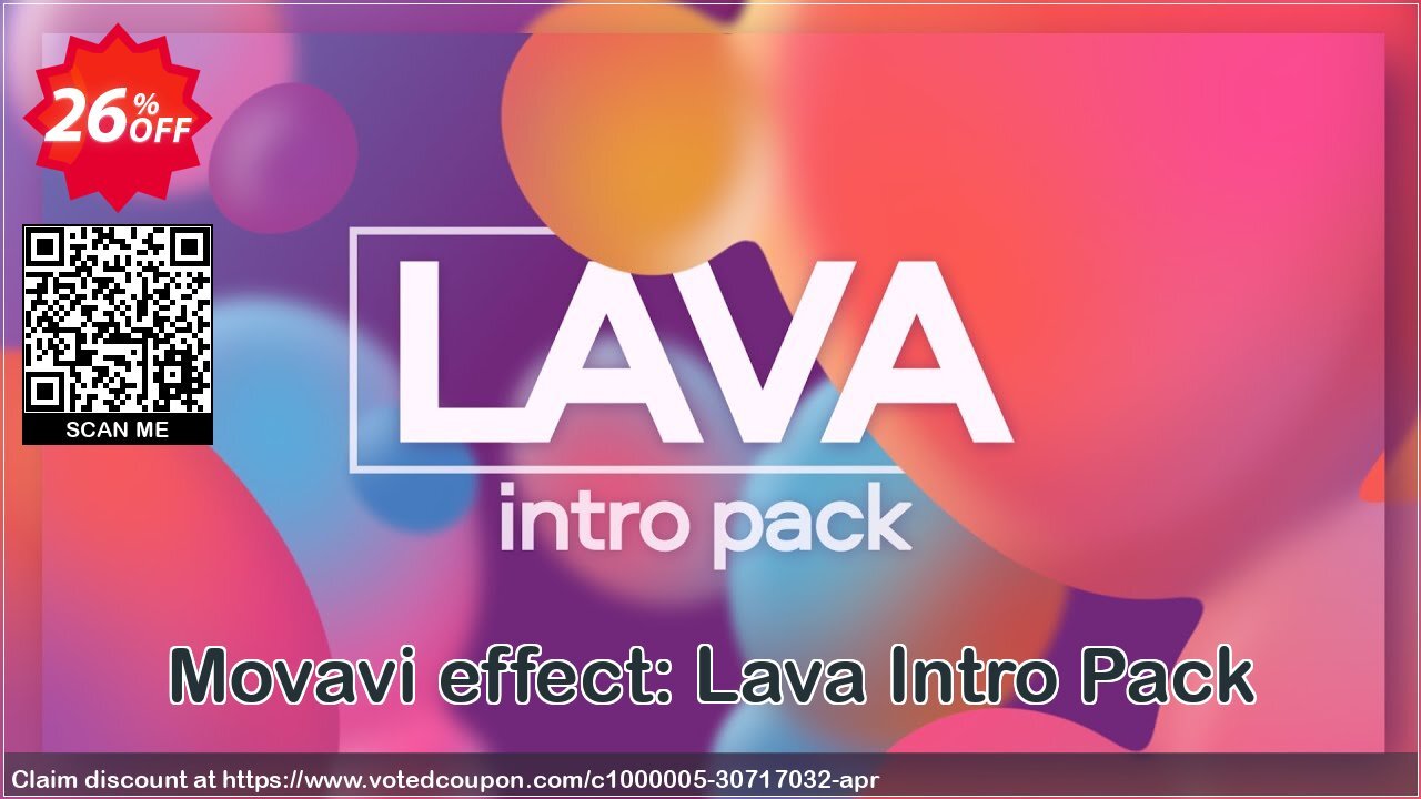 Movavi effect: Lava Intro Pack