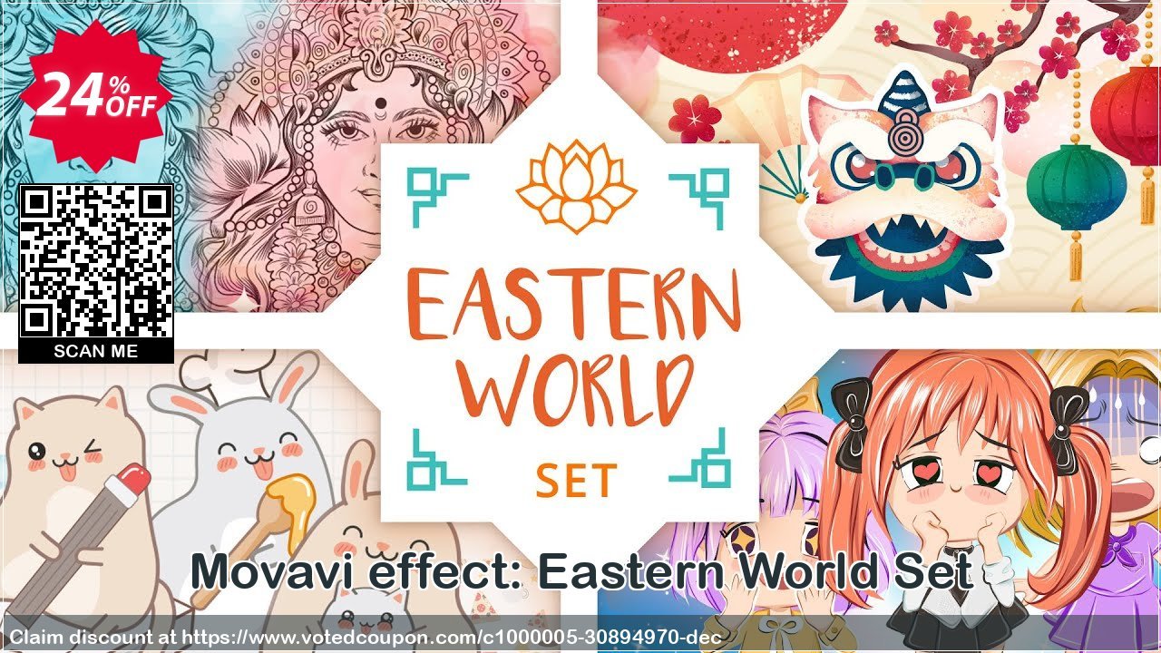 Movavi effect: Eastern World Set Coupon, discount Eastern World Set Awesome offer code 2024. Promotion: Awesome offer code of Eastern World Set 2024