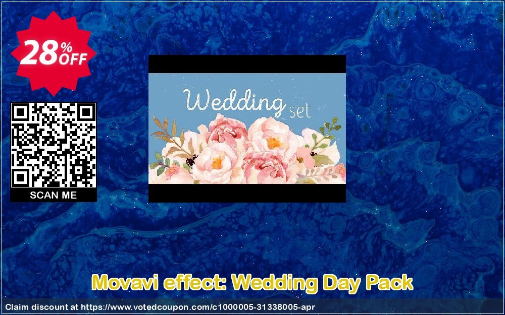 Movavi effect: Wedding Day Pack Coupon Code Apr 2024, 28% OFF - VotedCoupon