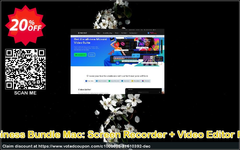 Business Bundle MAC: Screen Recorder + Video Editor Plus Coupon Code Apr 2024, 20% OFF - VotedCoupon
