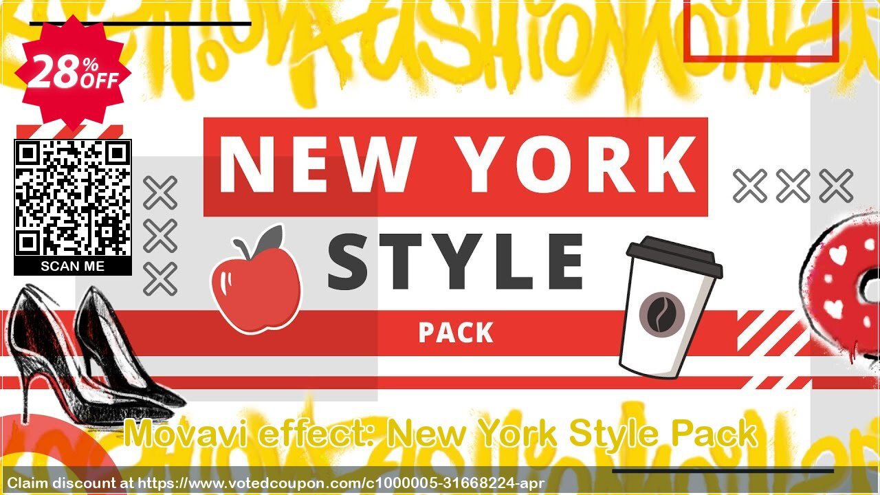 Movavi effect: New York Style Pack Coupon, discount New York Style Pack Super deals code 2024. Promotion: Super deals code of New York Style Pack 2024