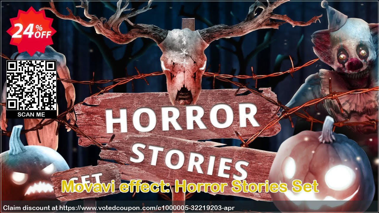 Movavi effect: Horror Stories Set Coupon, discount 20% OFF Movavi effect: Horror Stories Set, verified. Promotion: Excellent promo code of Movavi effect: Horror Stories Set, tested & approved