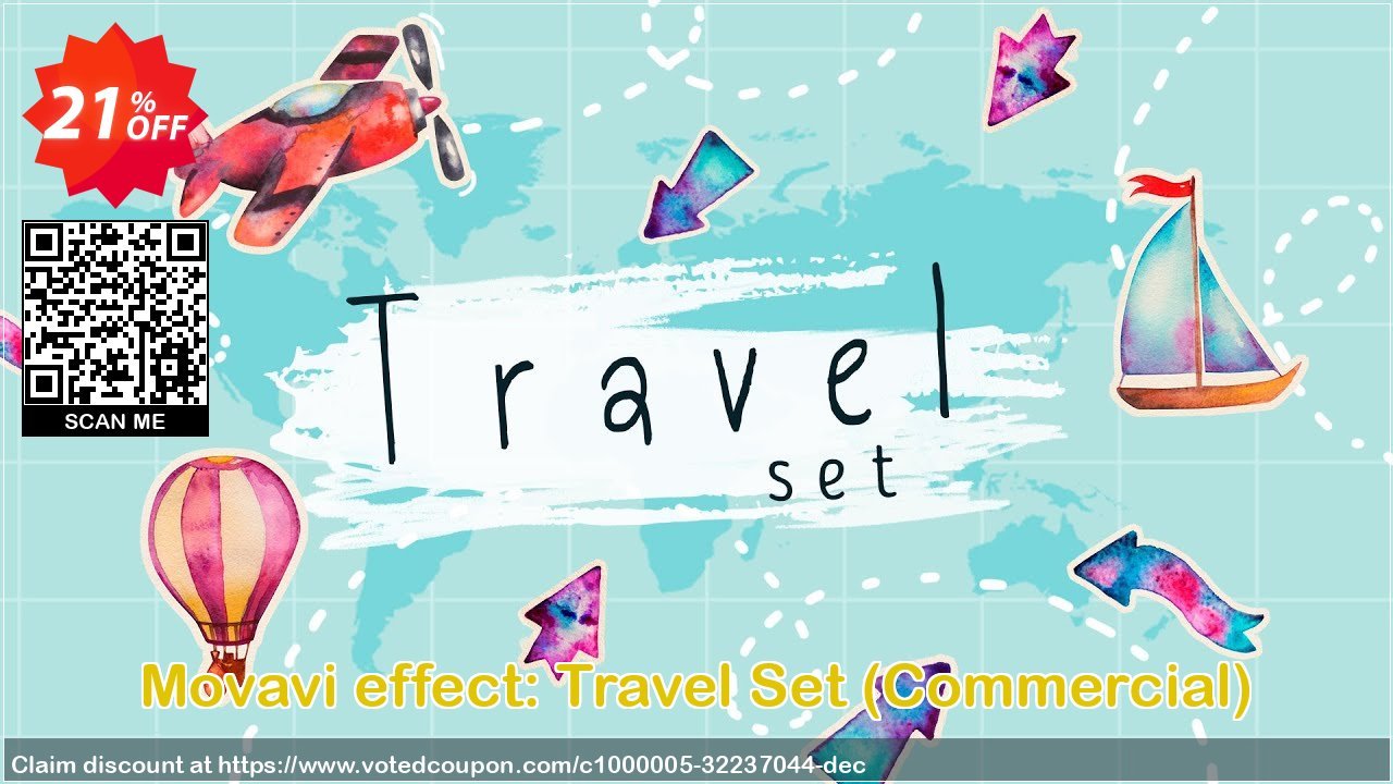 Movavi effect: Travel Set, Commercial 