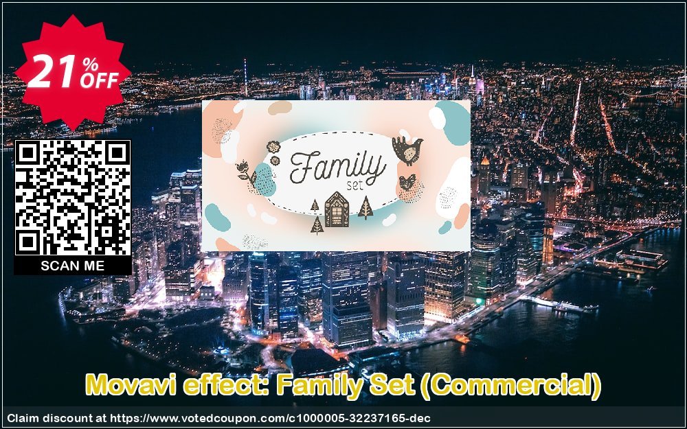 Movavi effect: Family Set, Commercial  Coupon, discount 20% OFF Movavi effect: Family Set (Commercial), verified. Promotion: Excellent promo code of Movavi effect: Family Set (Commercial), tested & approved