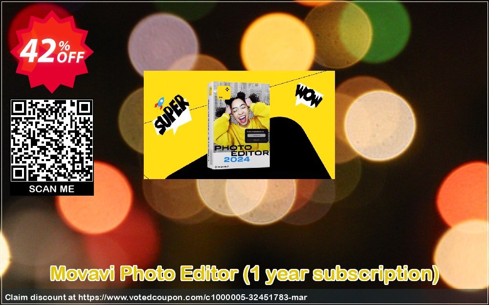 Movavi Photo Editor, Yearly subscription  Coupon Code Apr 2024, 42% OFF - VotedCoupon