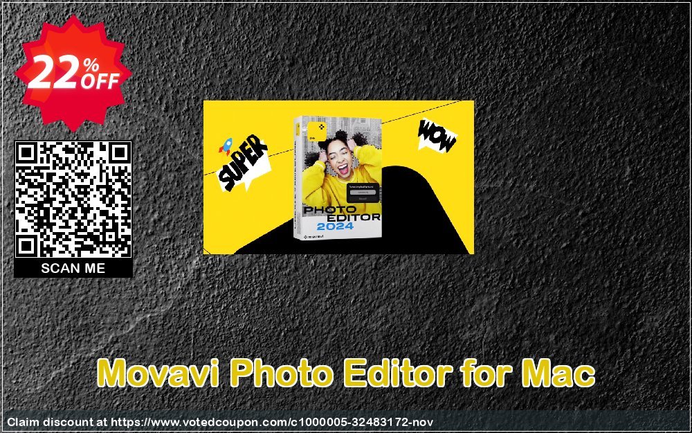 Movavi Photo Editor for MAC Coupon, discount Movavi Picverse for Mac - 1 year subscription Formidable promo code 2024. Promotion: Formidable promo code of Movavi Picverse for Mac - 1 year subscription 2024