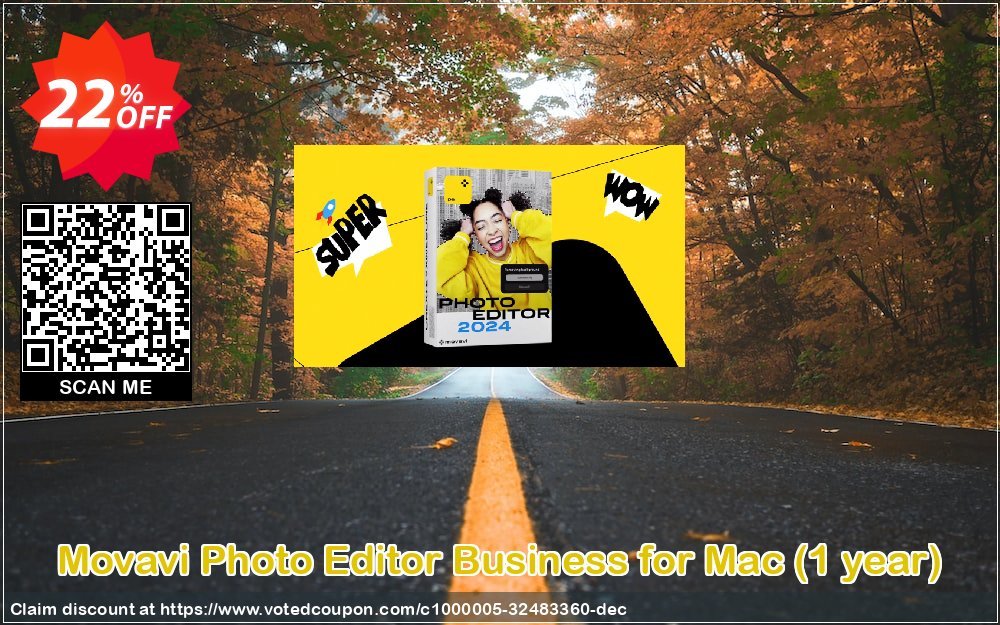 Movavi Photo Editor Business for MAC, Yearly  Coupon Code Apr 2024, 22% OFF - VotedCoupon