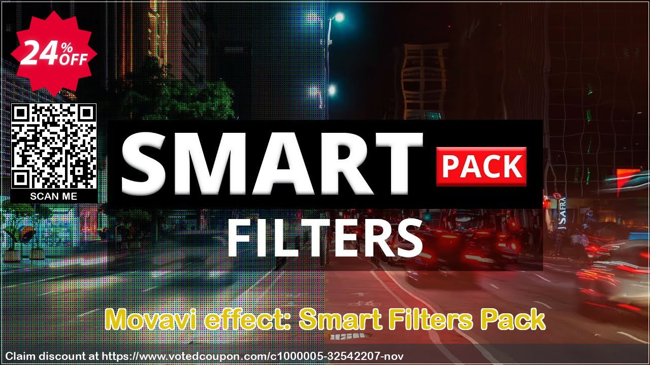 Movavi effect: Smart Filters Pack