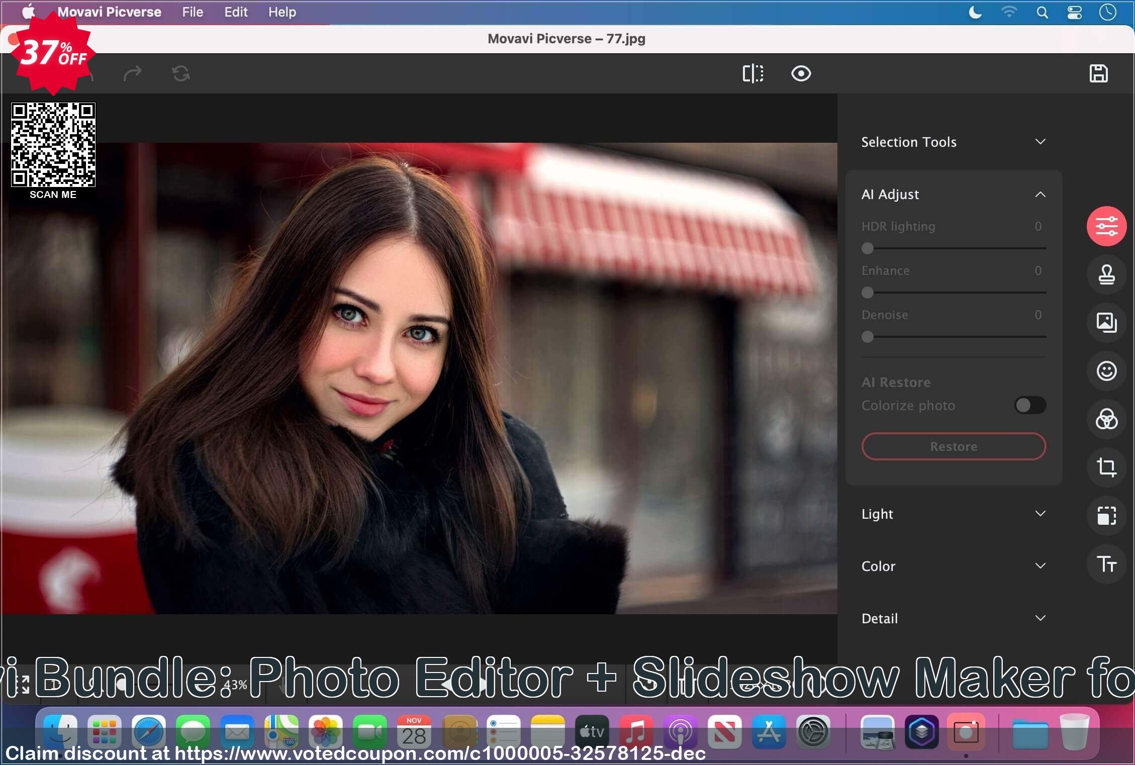 Movavi Bundle: Photo Editor + Slideshow Maker for MAC Coupon Code Apr 2024, 37% OFF - VotedCoupon