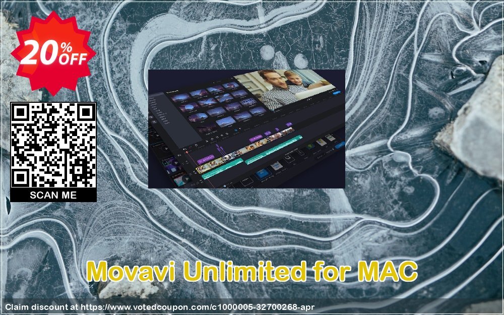 Movavi Unlimited for MAC Coupon, discount 20% OFF Movavi Unlimited for MAC 1-year, verified. Promotion: Excellent promo code of Movavi Unlimited for MAC 1-year, tested & approved