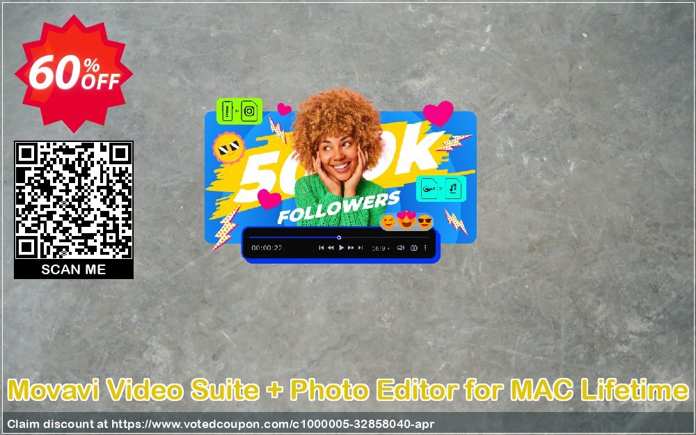 Movavi Video Suite + Photo Editor for MAC Lifetime Coupon Code Apr 2024, 60% OFF - VotedCoupon