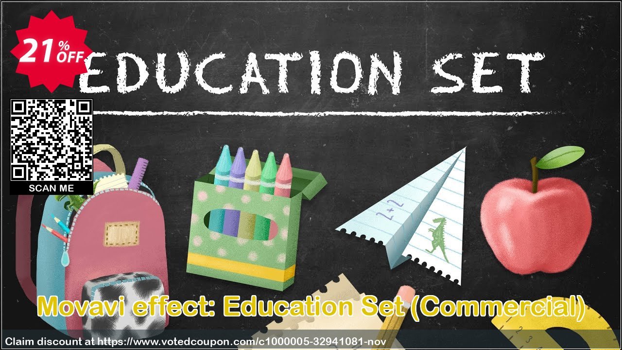 Movavi effect: Education Set, Commercial  Coupon, discount 20% OFF Movavi effect: Education Set (Commercial), verified. Promotion: Excellent promo code of Movavi effect: Education Set (Commercial), tested & approved