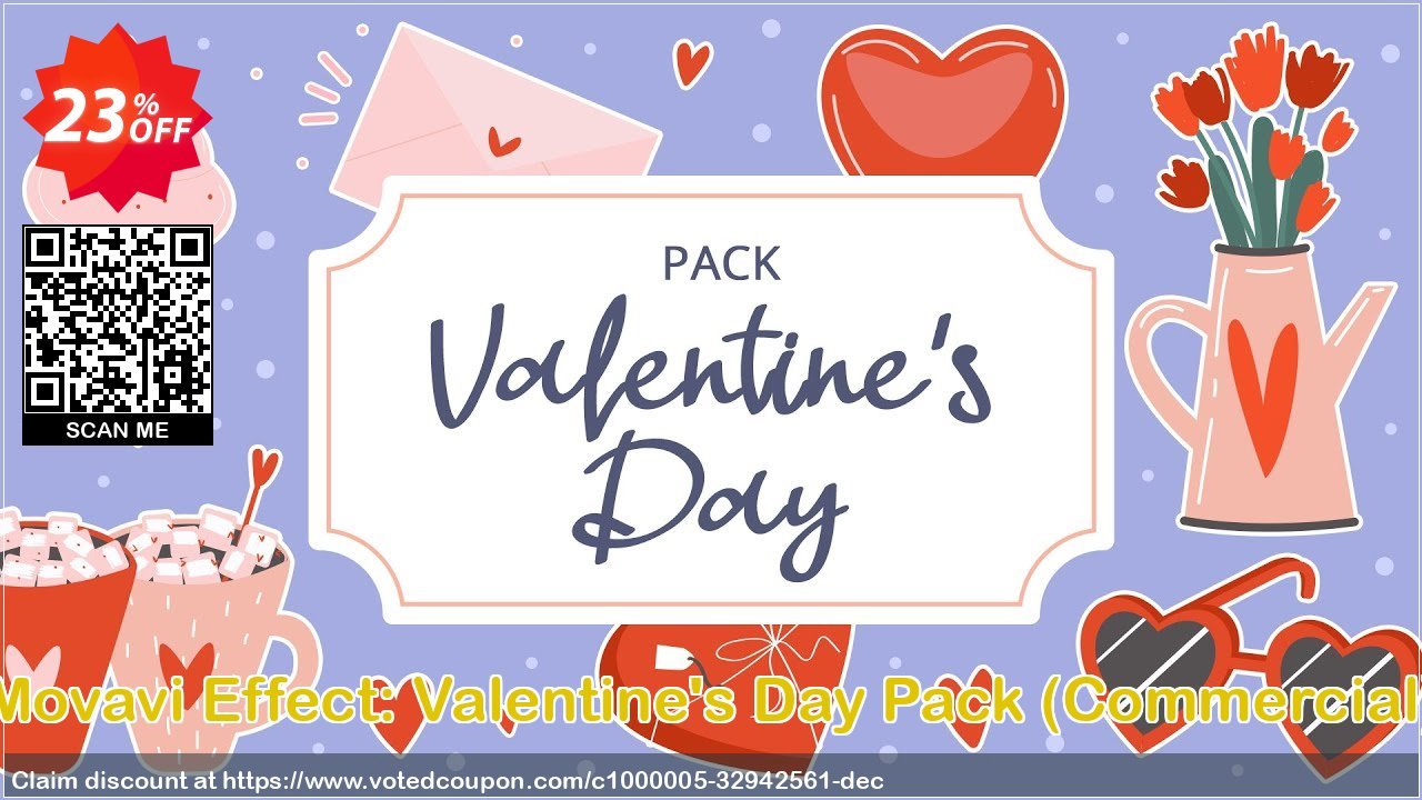 Movavi Effect: Valentine's Day Pack, Commercial 