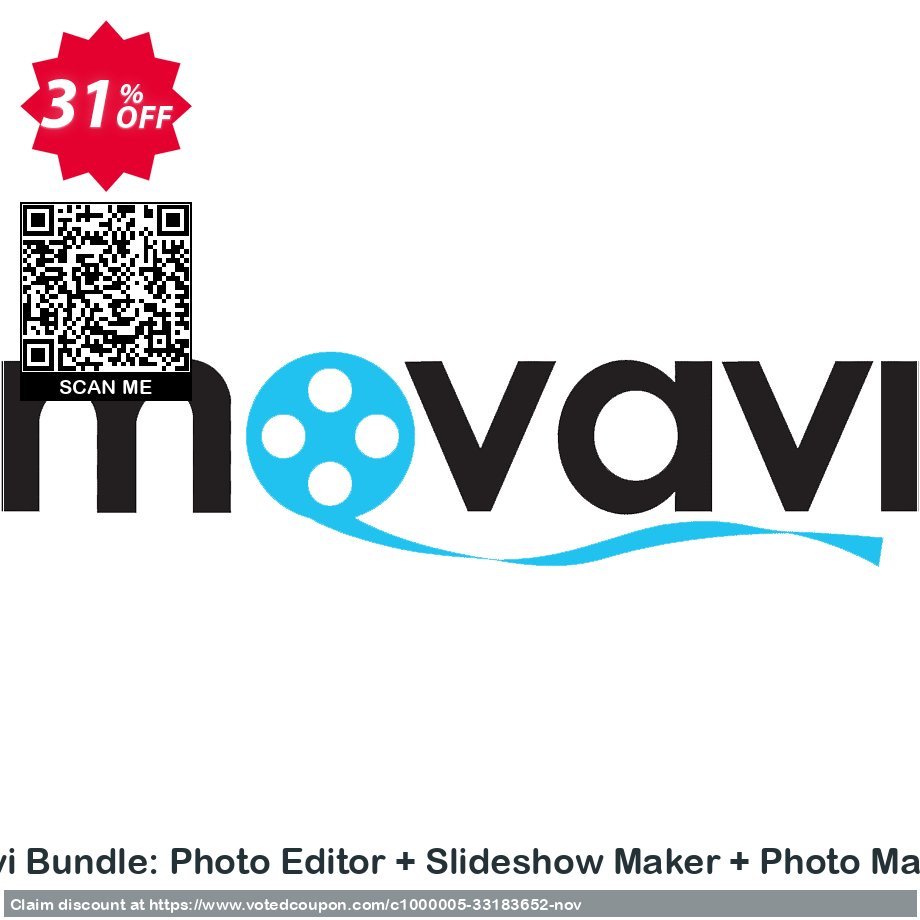 Movavi Bundle: Photo Editor + Slideshow Maker + Photo Manager Coupon, discount 30% OFF Movavi Bundle: Picverse + Slideshow Maker + Photo Manager, verified. Promotion: Excellent promo code of Movavi Bundle: Picverse + Slideshow Maker + Photo Manager, tested & approved