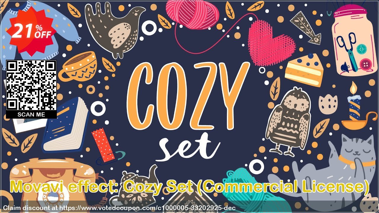Movavi effect: Cozy Set, Commercial Plan  Coupon, discount 20% OFF Movavi effect: Cozy Set (Business License), verified. Promotion: Excellent promo code of Movavi effect: Cozy Set (Business License), tested & approved