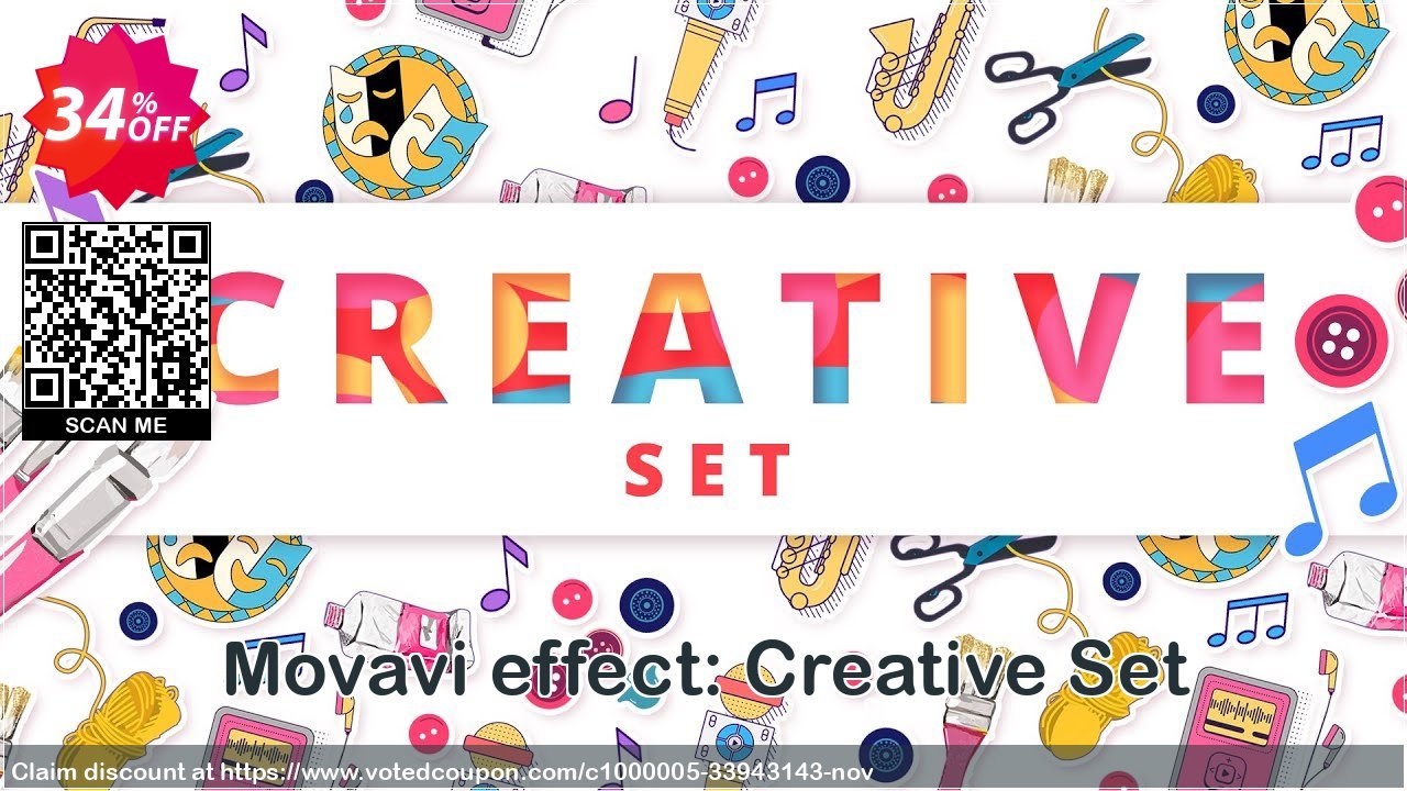 Movavi effect: Creative Set Coupon, discount Creative Set Stunning deals code 2024. Promotion: Stunning deals code of Creative Set 2024