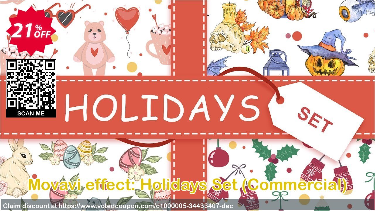 Movavi effect: Holidays Set, Commercial 