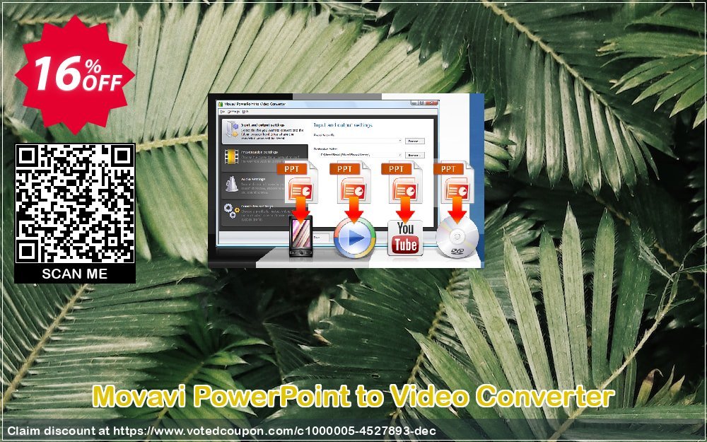 Movavi PowerPoint to Video Converter Coupon Code May 2024, 16% OFF - VotedCoupon